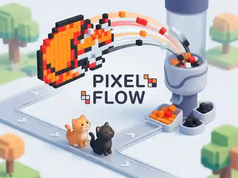 Spil Pixel Flow online