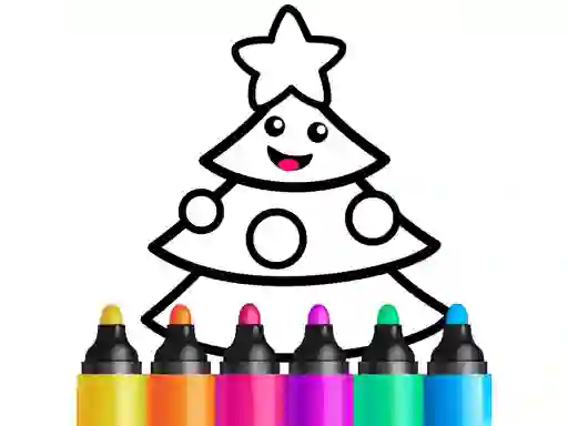 Spil Drawing Christmas For Kids online