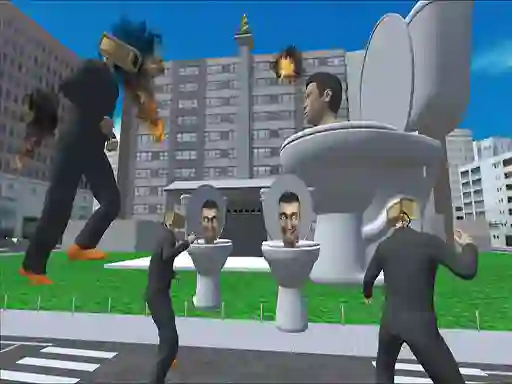 Spil Skibidi Toilet Rage online