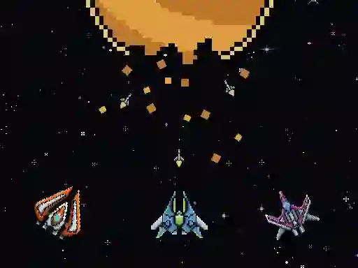 Spil Galactic Pixel Storm online