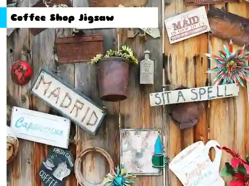 Spil Coffee Shop Jigsaw online