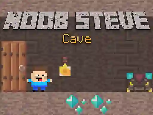 Spil Noob Steve Cave online