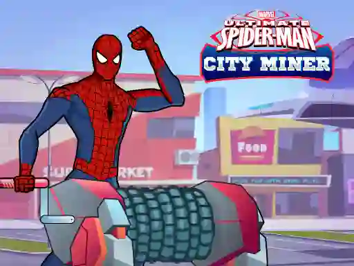 Spil Spiderman Gold Miner online
