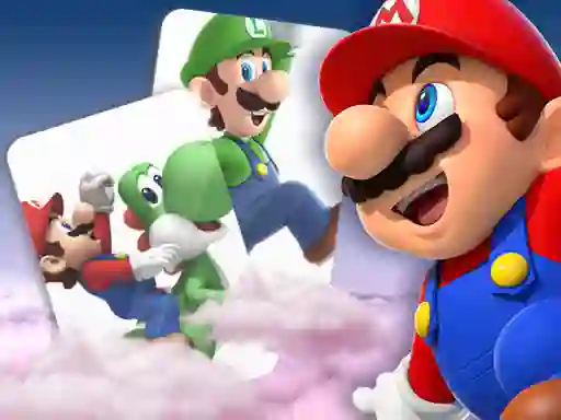 Spil Mario Memory Card Match online