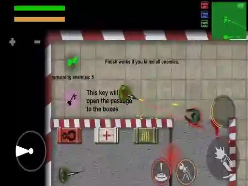 Spil Zombie War 2D online
