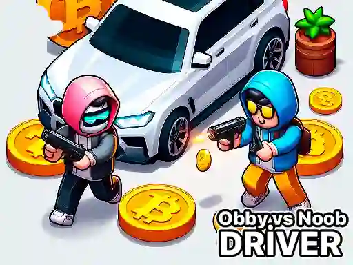 Spil Obby vs Noob Driver online