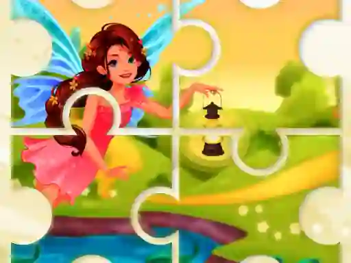 Spil Little Cute Summer Fairies Puzzle online