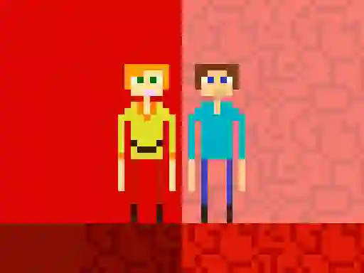 Spil Two Player Stick Steve and Alex online