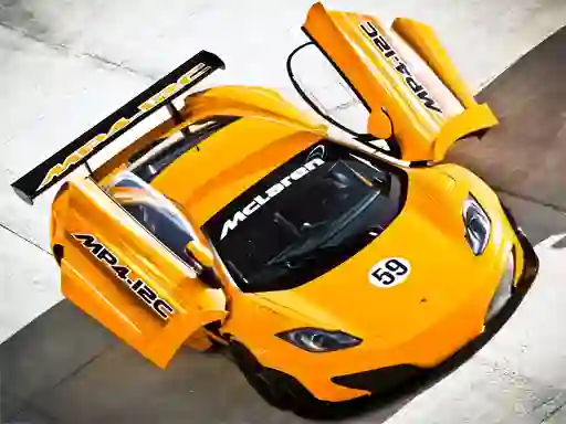 Spil McLaren GT3 Puzzle online