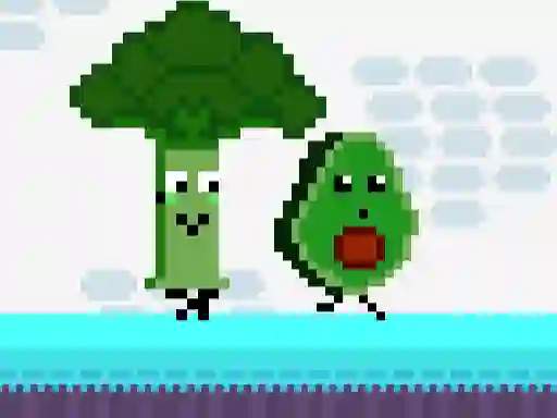 Spil Cat Chef vs Fruits - 2 Player online