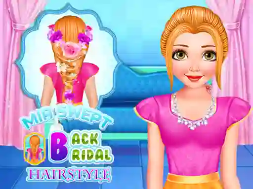 Spil Mia Swept Back Bridal Hairstyle online