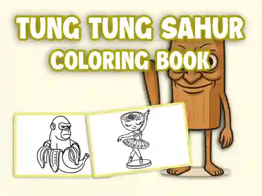 Spil Tung Tung Sahur Coloring Book online