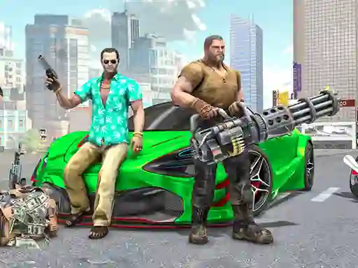 Spil Real Gangster City Crime Car Simulator Game online