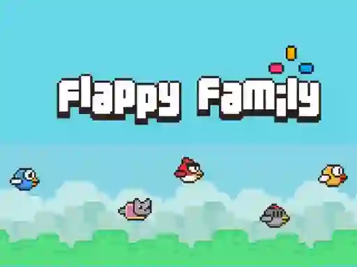 Spil Flappy Family online