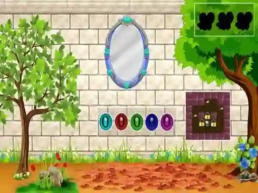 Spil White Brick Backyard Escape online