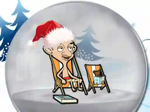 Spil Mr Bean Christmas Stars online
