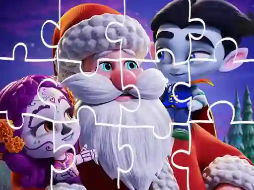Spil Super Monsters Christmas Jigsaw online