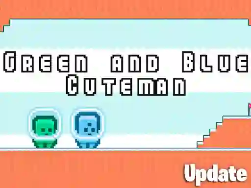 Spil Green and Blue Cuteman online