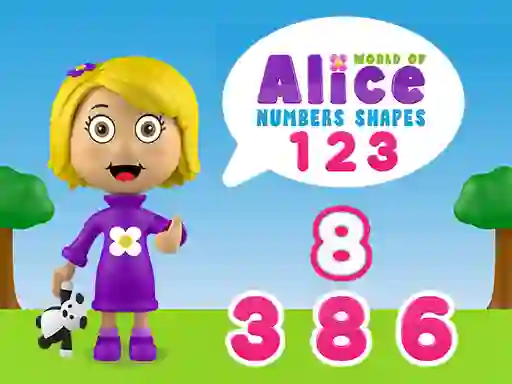 Spil World of Alice Numbers Shapes online