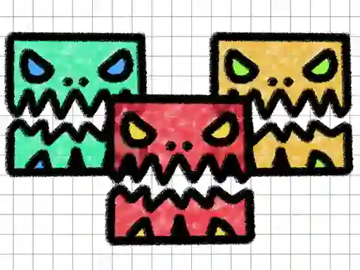 Spil Geometry Dash Paper Note online