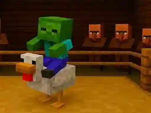 Spil Chicken Jockey hidden lava chicken online