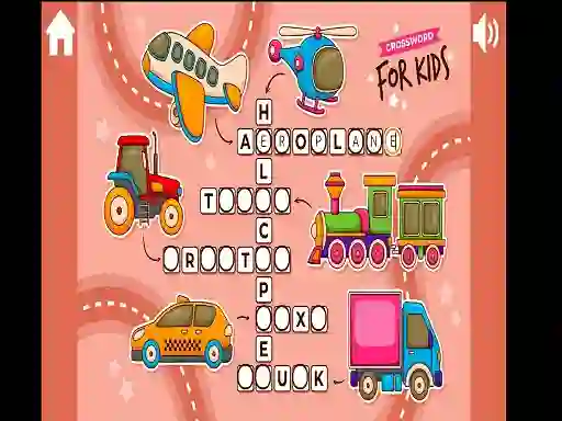Spil Crossword for Kids online