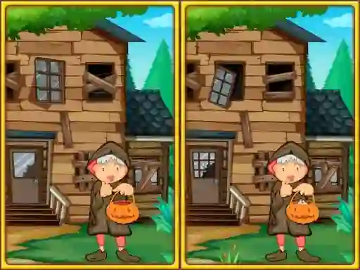 Spil Spot the differences halloween online