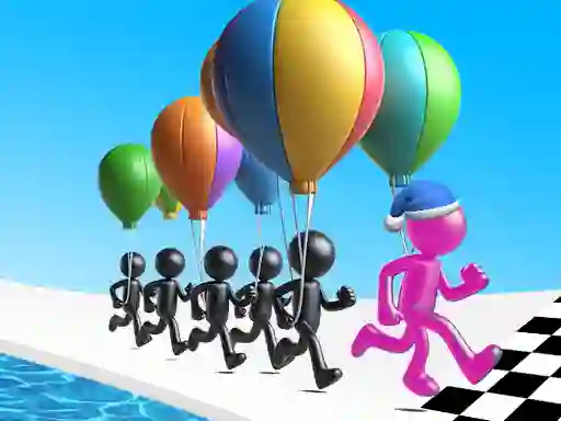 Spil Ballon Race 3D online