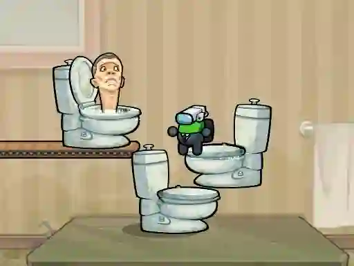 Spil Impostor Jump Skibidi Toilet online