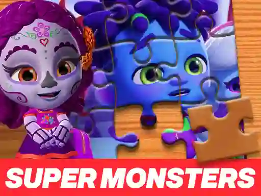 Spil Super Monsters Jigsaw Puzzle online