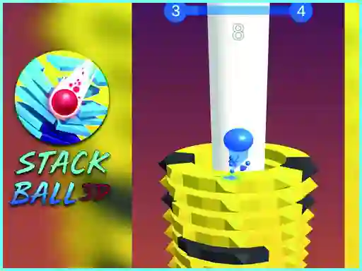Spil Stack Bounce Ball 3d online
