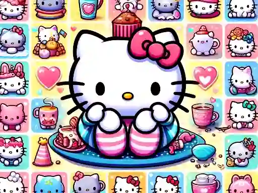 Spil Cute Kitty Memory Challenge online