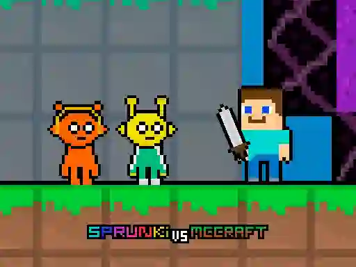 Spil Sprunki vs MCCraft online