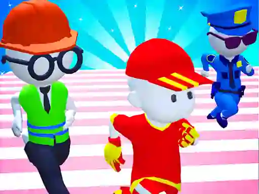 Spil Knockout Fall Guys 3D Run Royale Race online