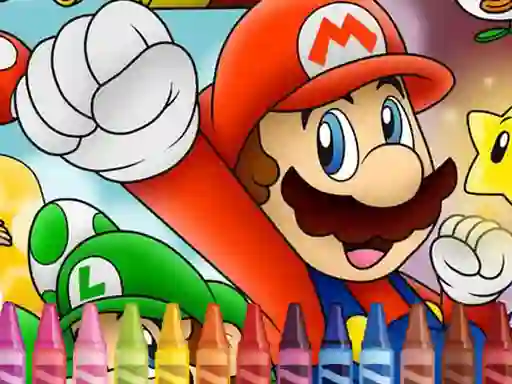 Spil Mario Coloring online