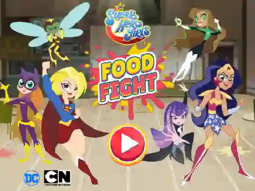 Spil DC Super Hero Girls Food Fight online
