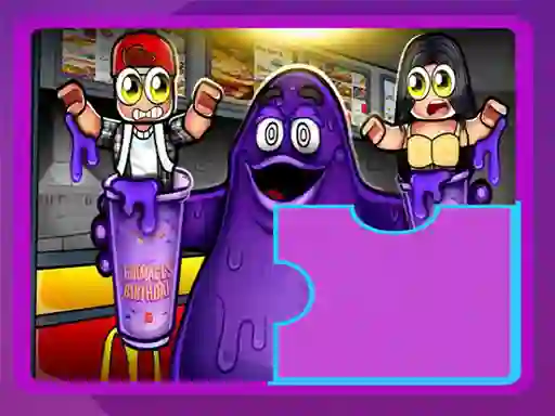 Spil Grimace Shake Puzzle online