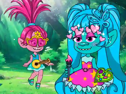 Spil Chibi Troll Fashion Maker online