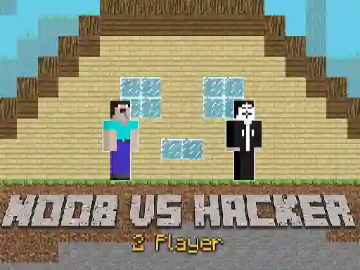 Spil Noob vs Hacker 2 Player online