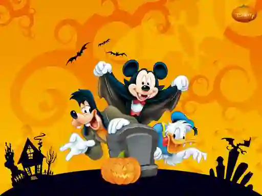 Spil Disney Halloween Jigsaw Puzzle online