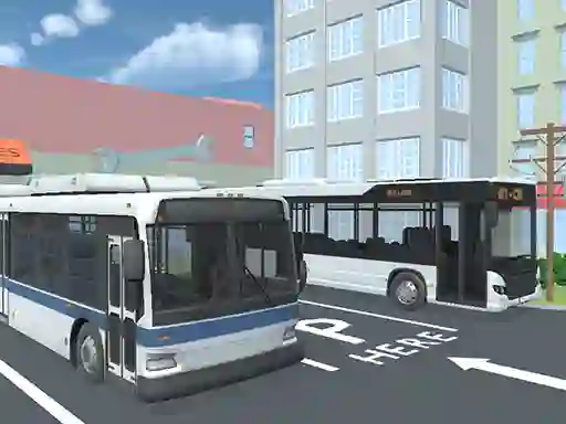 Spil City Bus Parking Challenge Simulator 3D online
