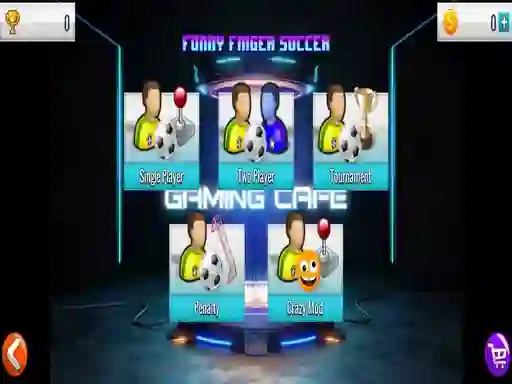 Spil Funny Finger Soccer online