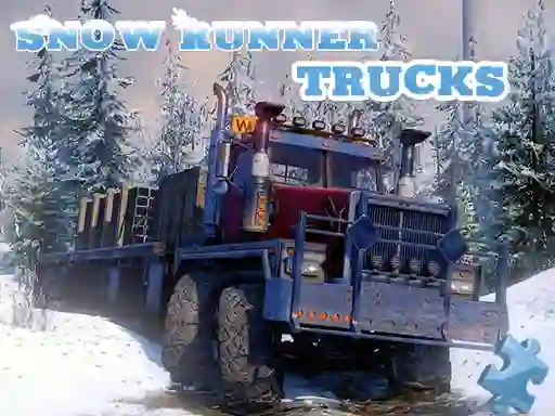 Spil Snow Runner Trucks Jigsaw online