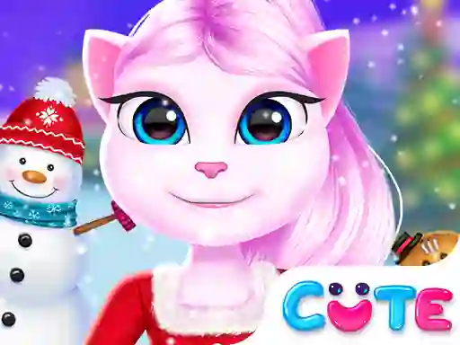 Spil Angela Christmas Decor Game online