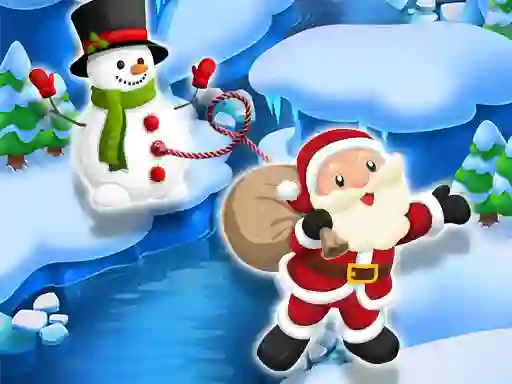 Spil Santa SnowMan Jump online