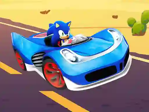 Spil Sonic Racing Jigsaw online