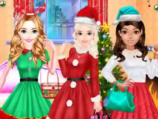 Spil Fashion Girls Christmas Party online