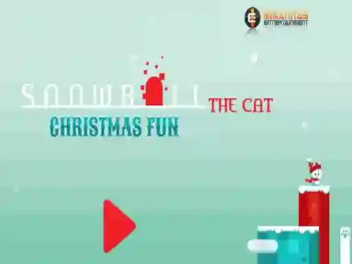 Spil Snowball The Cat Christmas Fun online