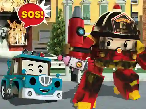 Spil Robot Car Emergency Rescue 2 online