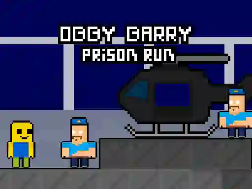 Spil Obby Barry Prison Run online